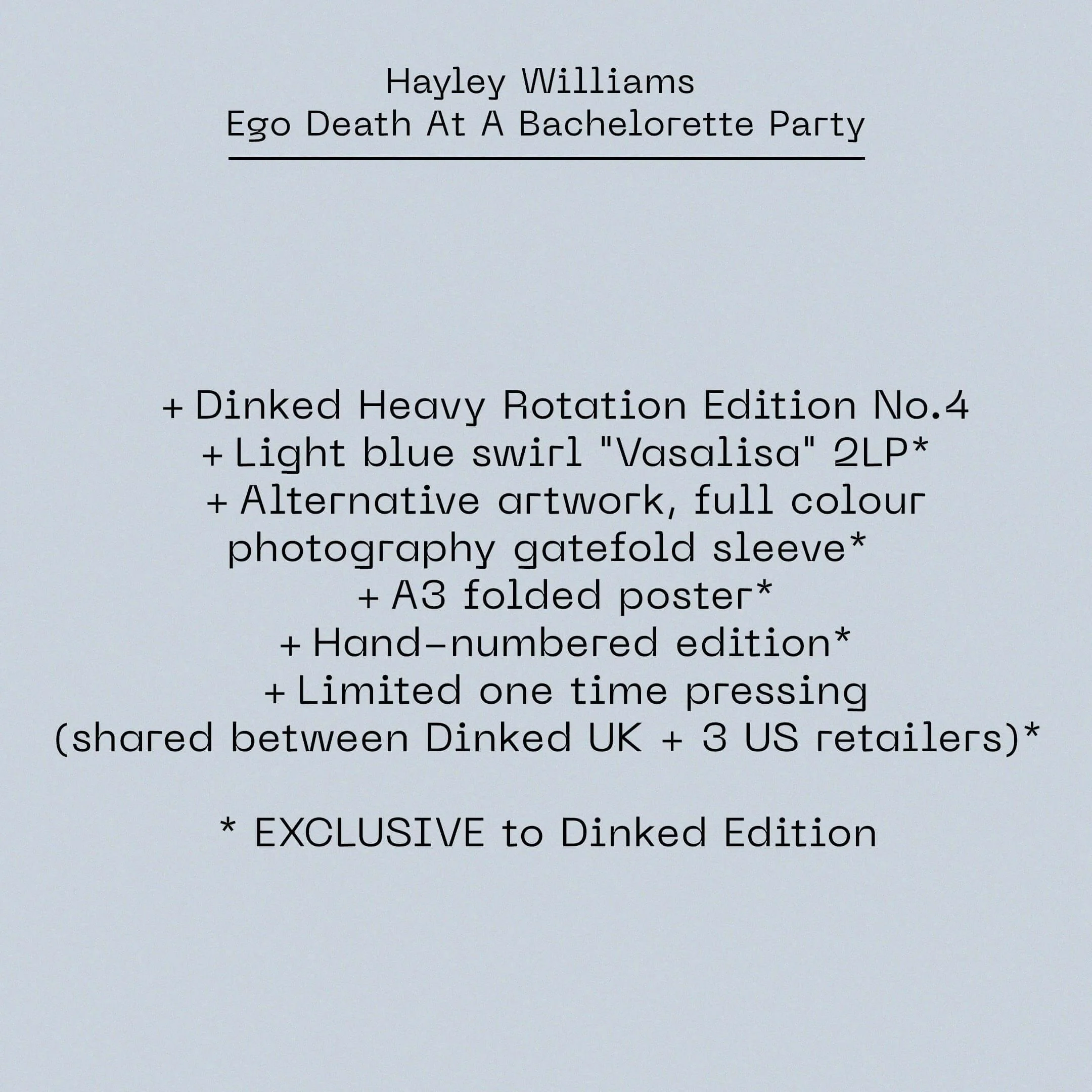 Hayley Williams - Ego Death At A Bachelorette Party - Heavy Rotation Edition - Image 7